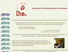 Tablet Screenshot of pensierinmovimento.com